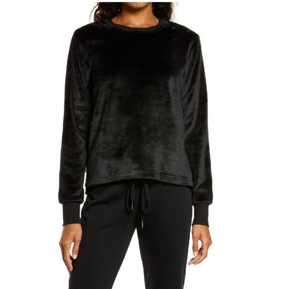UGG High Pile Double Face Fleece Crewneck Top - Picture 1 of 4